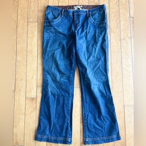 Tommy Hilfiger New Low Rise Blue Flare Jeans Denim Size 16